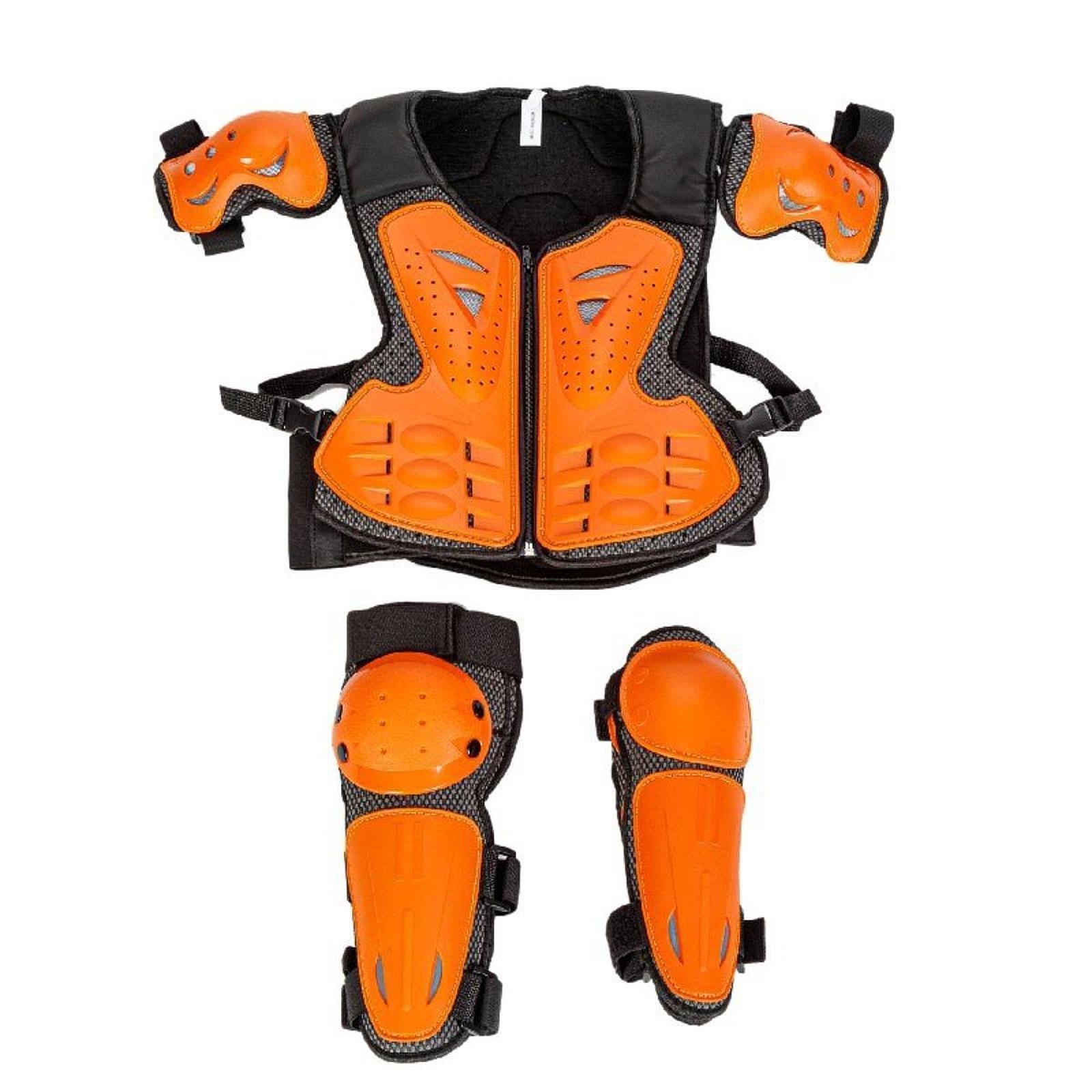 Motorcycle Gear Full Suit - ชุดป้องกันสำหรับเด็กสำหรับขี่มอเตอร์ไซค์ ระบายอากาศได้ดี ชุดมอเตอร์ครอส ชุดขี่มอเตอร์ไซค์วิบาก สำหรับขี่มอเตอร์ไซค์ เล่นสกี