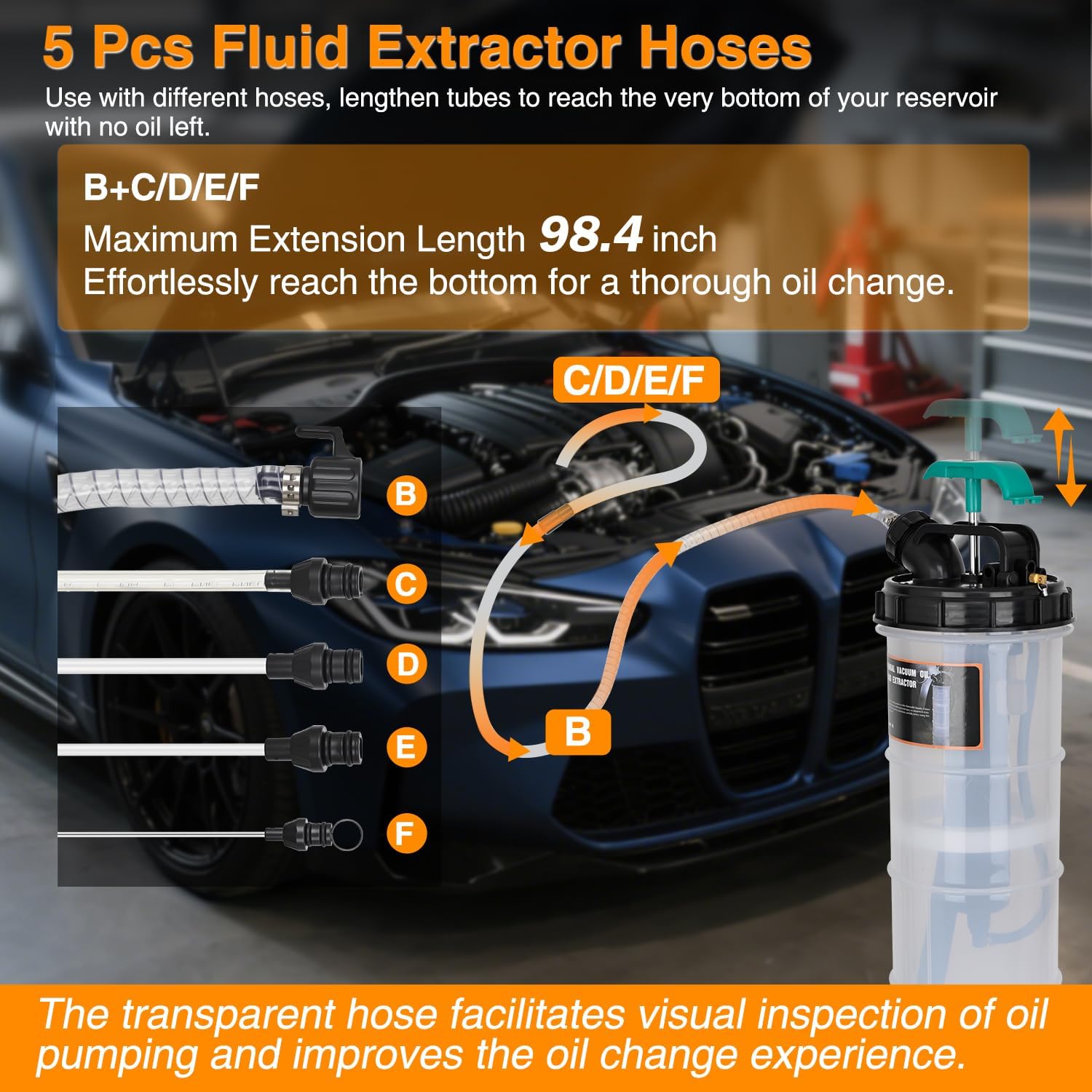 ปั๊มดูดน้ำมัน GOOACC 9 ลิตร แบ - Motorcycle Gear Oil บทวิจารณ์และราคา