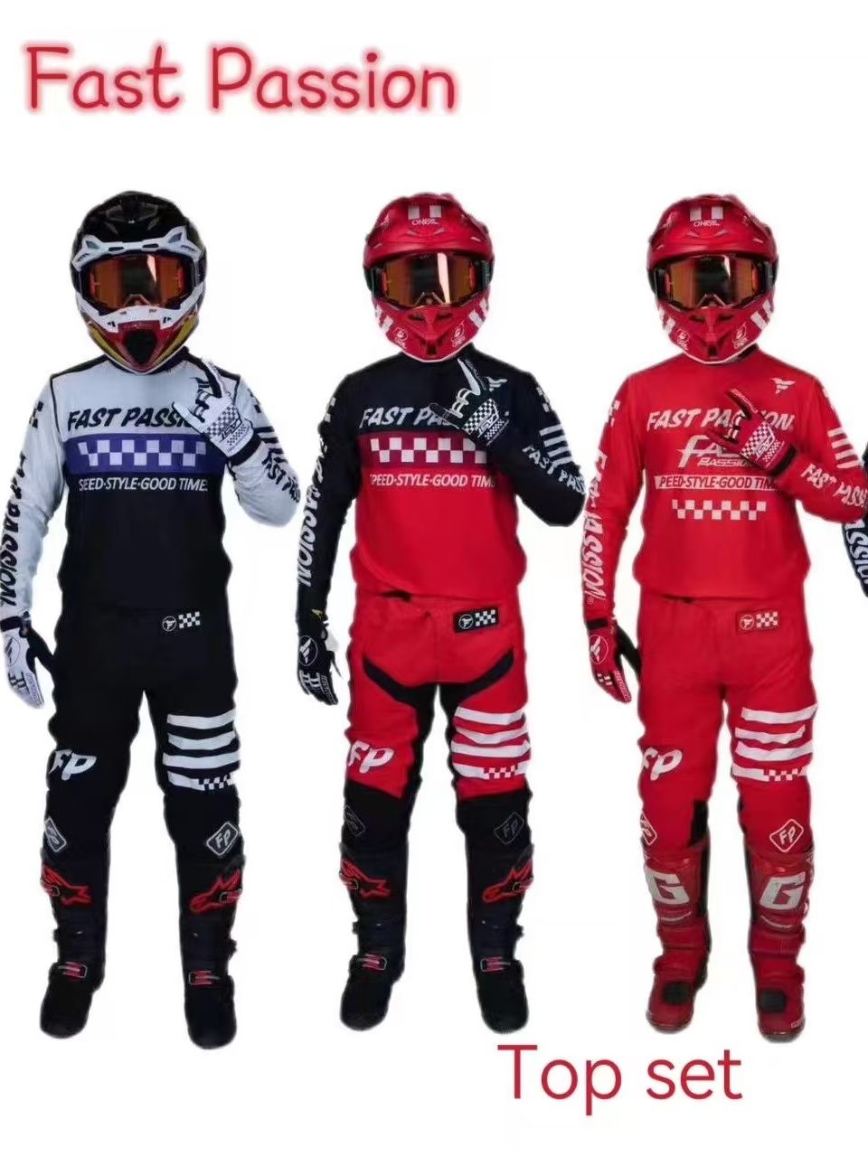 ชุดอุปกรณ์มอเตอร์ครอส Fastpass - Motorcycle Gear Full Suit บทวิจารณ์และราคา