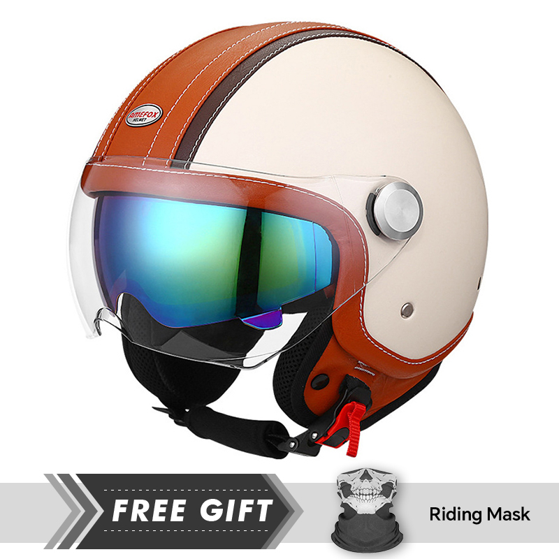 สีขาวสีส้ม Original เปิดหน้าหม - Motorcycle Gear In Store บทวิจารณ์และราคา