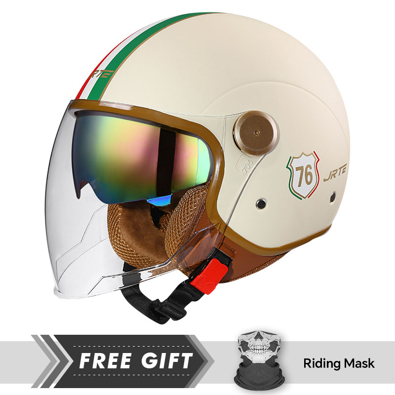สินค้าใหม่คลาสสิกสีฟ้าเปิดหน้า - Motorcycle Gear In Store บทวิจารณ์และราคา
