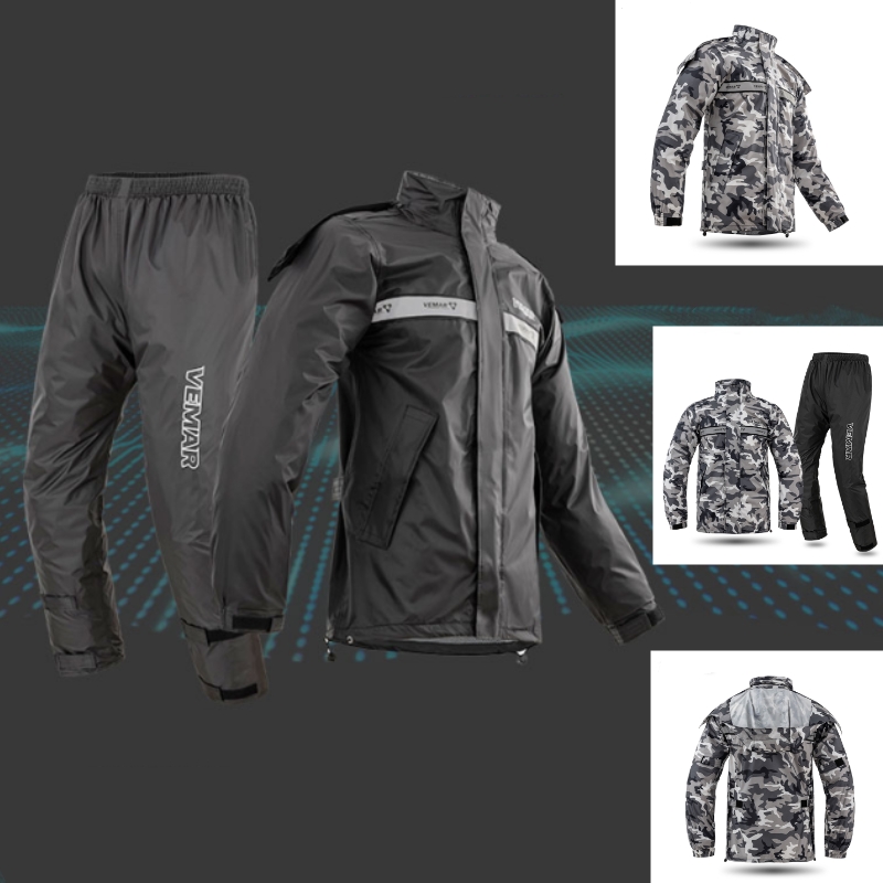ชุดกันฝนสำหรับผู้ขับขี่ VEMAR  - Motorcycle Gear Full Suit บทวิจารณ์และราคา