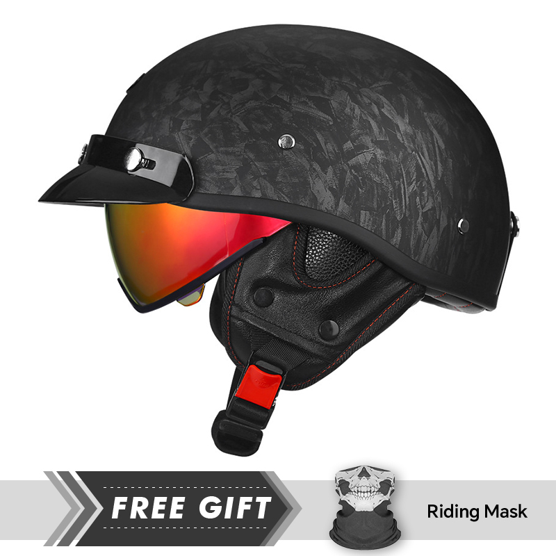 หมวกกันน็อคครึ่งรถจักรยานยนต์  - Motorcycle Gear In Store บทวิจารณ์และราคา