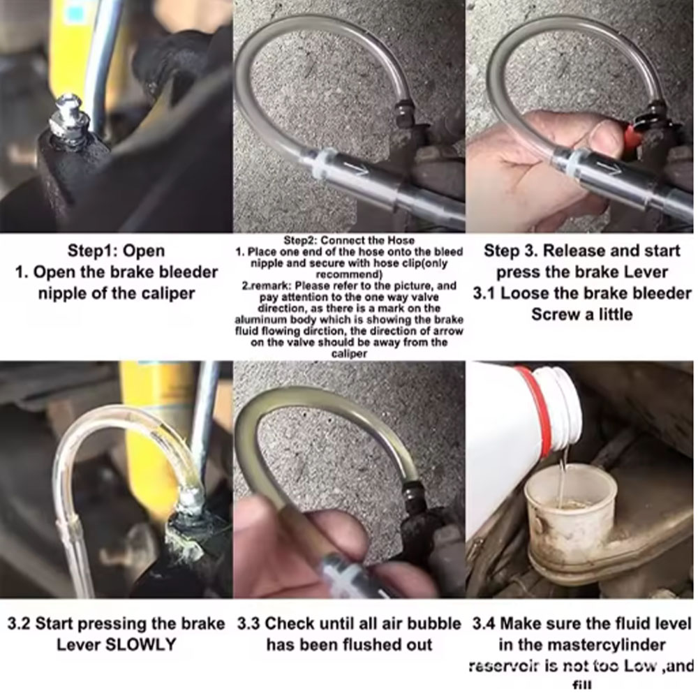 สายไล่ลมเบรก 1 ชิ้น พร้อมวาล์ว - Motorcycle Gear Oil บทวิจารณ์และราคา